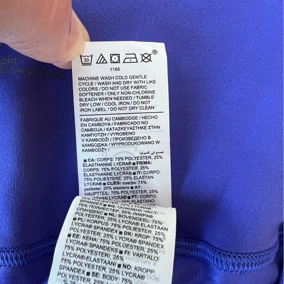 NWT Athleta Salutation Stash High Rise 16.5” Skort in Dark Lapis Blue, 2X
